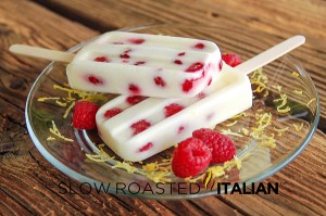 Raspberry Lemonade Yogurt Pops
